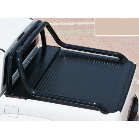 copie de Couvre Benne Coulissant En Aluminium Noir (Roll Top Cover) Double Cab - VW Amarok Canyon De 2011 - 2017