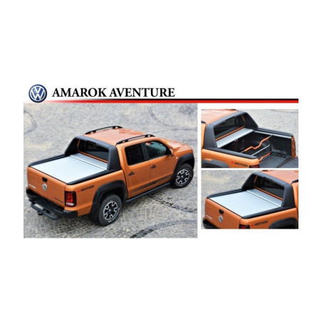 Couvre Benne Coulissant En Aluminium + Kit De Vérouillage + Séparateur Double Cab - VW Amarok Aventure De 2011 - 2017