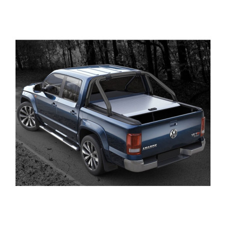 Couvre Benne Coulissant En Aluminium Gris Montain Top Double Cab - VW Amarok Canyon De 2010 - 2020