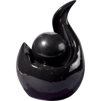 Fontaine d'intérieur Design en céramique Noir avec Pompe...
