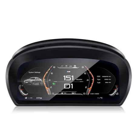 Cockpit Virtuel Compteur de vitesse d'affichage Pour BMW Série 3 E90 E91 E92 2005 - 2012