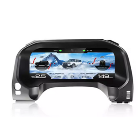 Cockpit Virtuel Compteur de vitesse Pour Toyota Prado De 2010 - 2023