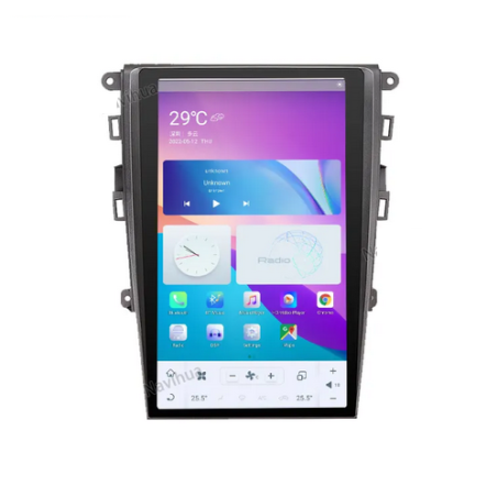 Autoradio Tesla 12.1", Android 9, 128Go, Bluetooth, Wifi, Carplay, GPS - Ford mondeo Fusion De 2013 - 2017