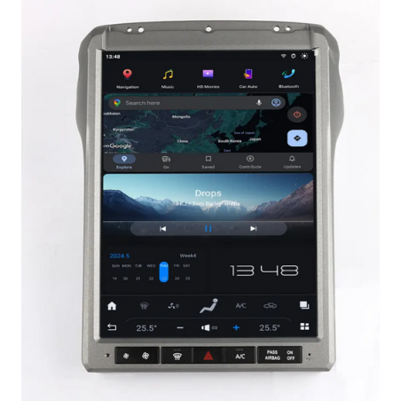 Autoradio Tesla 12.1", Android 13, Bluetooth, Wifi, Carplay, GPS - Ford F250 / F350 De 2013 - 2015