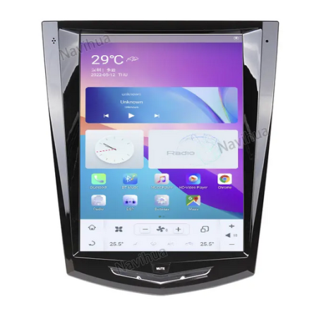 Autoradio Tesla 10.4", Android 11.0, Bluetooth, Wifi, Carplay, GPS - Cadillac ATS / SRX De 2012 - 2017