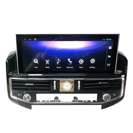 Autoradio Tesla 12.3", Android 10.0, Bluetooth, Wifi, Carplay, GPS - Toyota Land Cruiser De 2005 - 2014