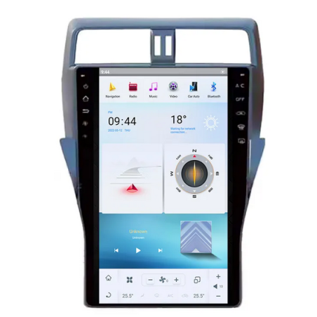 Autoradio Tesla 16.0", Android 11.0, Bluetooth, Wifi, Carplay, GPS - Toyota Land Cruiser Prado/ Prado De 2003 - 2015