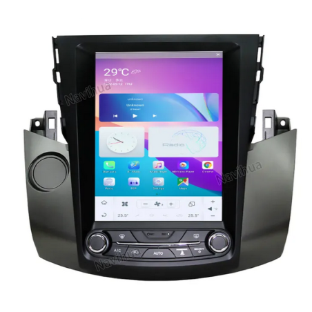 Autoradio Tesla 10.4", Android 11.0, Bluetooth, Wifi, Carplay, GPS - Toyota RAV4 De 2003 - 2009