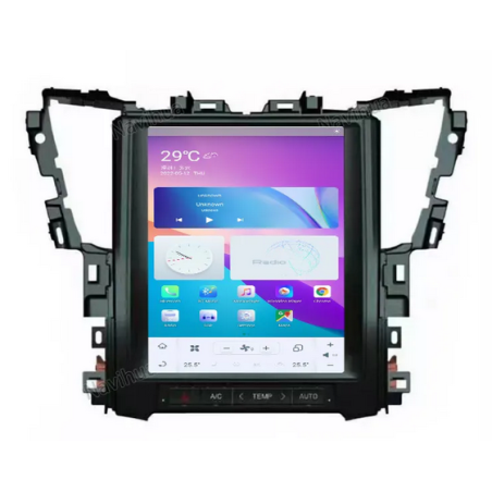 Autoradio Tesla 12.1", Android 11.0, Bluetooth, Wifi, Carplay, GPS - Toyota Alphard De 2015 - 2018