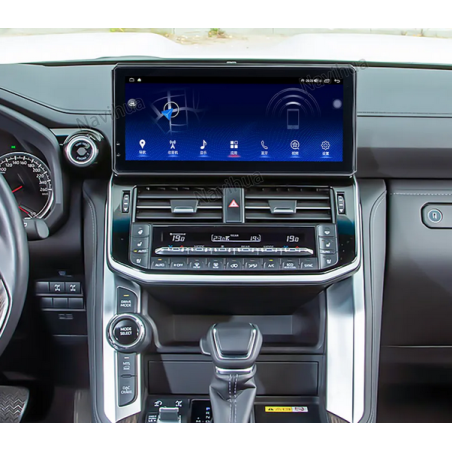 Autoradio Tesla 12.3", Android 11.0, Bluetooth, Wifi, Carplay, GPS - Toyota Land Cruiser 300 LC300 De 2020 - 2023