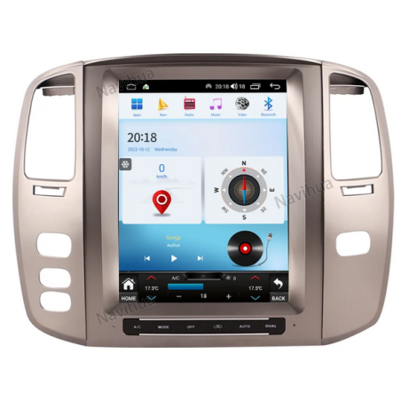 Autoradio Tesla 12.1", Android 12, Bluetooth, Wifi, Carplay, GPS - Lexus LX470 De 2004 - 2007