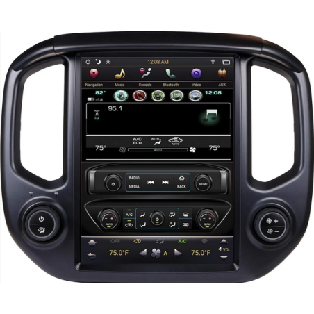 Autoradio Tesla 12.1", Android 13.0, Bluetooth, Wifi, Carplay, GPS - Chevrolet Colorado / GMC Canyon De 2015 - 2022