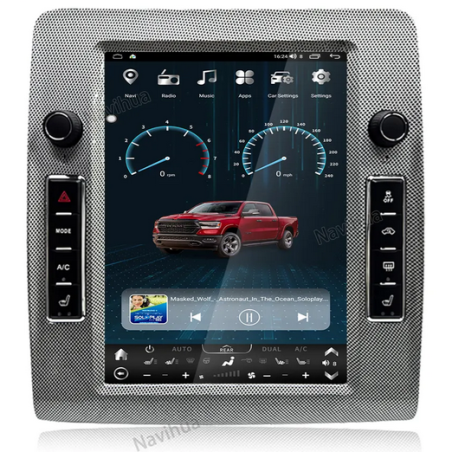 Autoradio écran 10.4", Android 12.0, Bluetooth, Wifi, Carplay, GPS - Dodge Challenger De 2008 - 2014