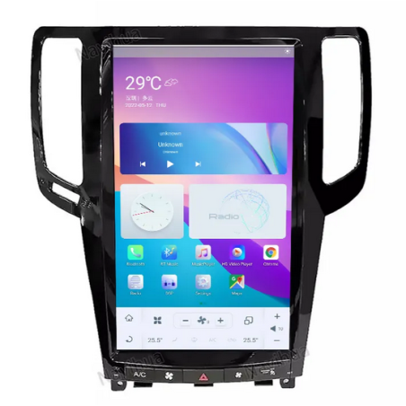Autoradio écran 12.1", Android 11.0, Bluetooth, Wifi, Carplay, GPS - Infiniti G25 - G35 - G37 De 2007 - 2013