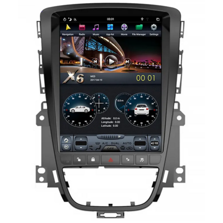Autoradio écran 10.4", Android 11.0, Bluetooth, Wifi, Carplay, GPS - Opel Astra De 2010 - 2016