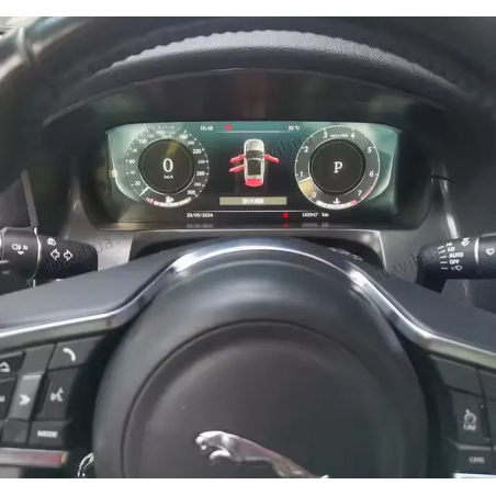 Cockpit Virtuel Compteur de vitesse 12.3" Pour Jaguar XJ XJL De 2016 - 2019