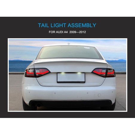 Feux Arrières Light Bar + Clignotant à Led - Audi A4 De 2009 - 2012