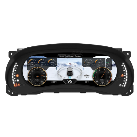 Cockpit Virtuel Compteur de vitesse d'affichage Pour Jeep Wrangler JK De 2011 - 2017