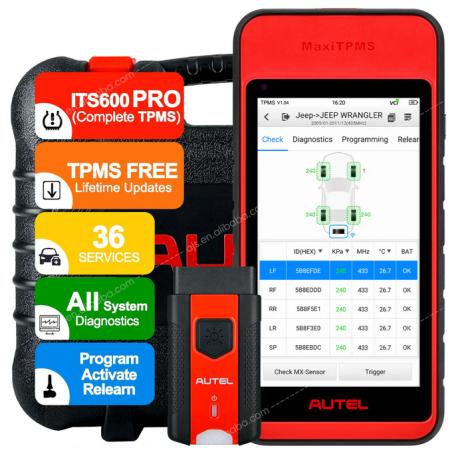 Autel MaxiTPMS ITS600 E Voiture OBD2 Scanner TS 900 Véhicule ITS600E PRO Capteur TPMS universel programmation