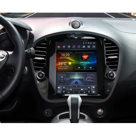 Autoradio 9.7", Android 14, 8 Go, Bluetooth, Wifi, Carplay, GPS + Camera 360° - Nissan Juke De 2011 - 2018
