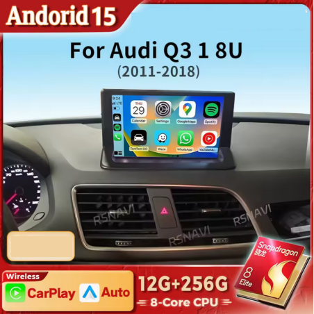 copy of Autoradio Android 13.0, 9 Inch, avec musique USB USB WIFI, GPS - Audi Q3 de 2013 - 2017