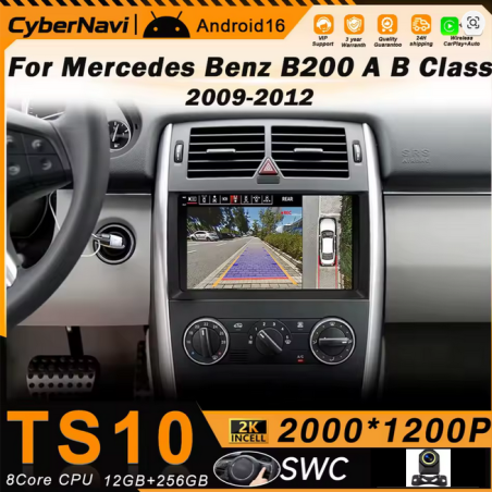 copy of Autoradio 7", Android 10, HD, Carplay, EVO, DSP GPS - Mercedes Classe A De 2004 - 2012