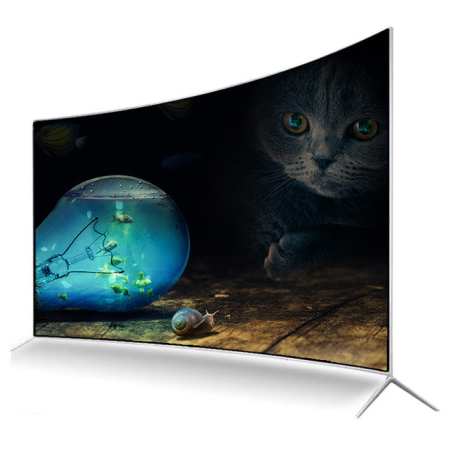 Téléviseur ARKTV incurvé intelligent de 55 pouces avec 4K HDR Full HD