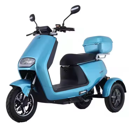 Tricycle électrique de haute qualité CE, 3 roues, moteur double 800W, batterie 72V