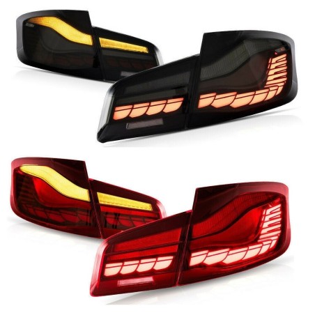 Feux Arrières Light Bar Animé + Clignotant Light Bar Séquentiel - BMW Série 5 F10/F18 M5 De 2011 - 2017