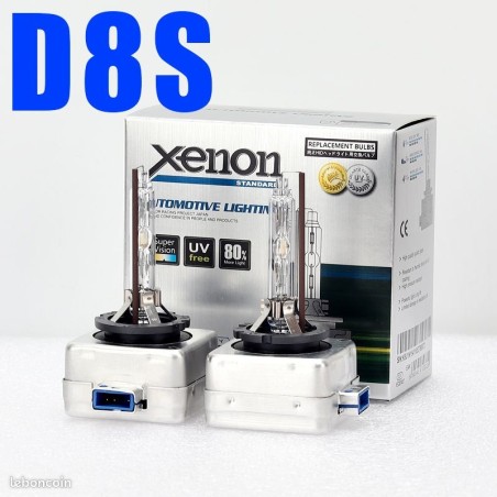 2x Ampoules Xénons En D8S 12V