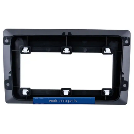 Habillage de tableau de bord noir, 2 Din - VW Touran, Caddy, Passat, Golf, Tiguan, T5 De 2009