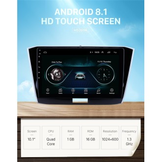 Autoradio 10", Android 10.1, HD écran tactile GPS,...