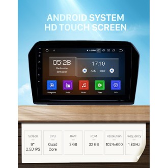 Autoradio 9", Android 11, HD écran tactile GPS, Carplay -...