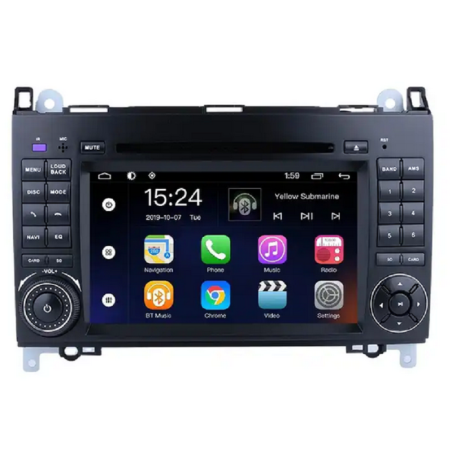 Autoradio 7", Android 9, HD, Carplay, DSP GPS - Mercedes Sprinter De 2006 - 2012