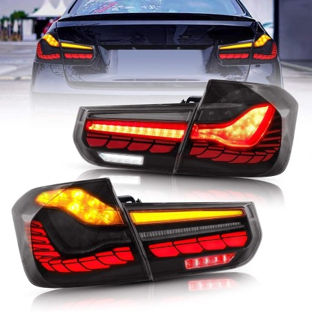 Feux Arrières Light Bar + Clignotant Séquentiel - BMW Série 3 F30 F35 F80 De 2012 - 2018