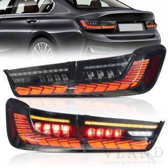 Feux Arrières Light Bar Fumé + Clignotant Séquentiel -...