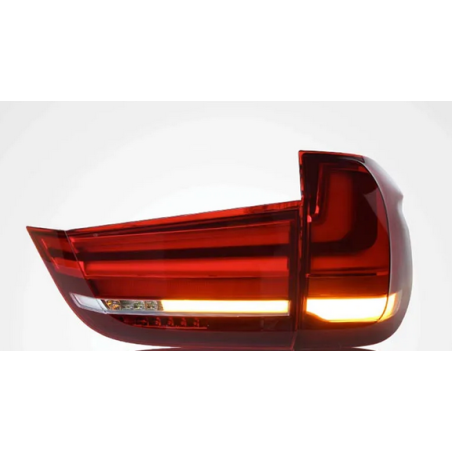 Feux Arrières Light Bar Rouge + Clignotant Light Bar - BMW Série X5 F15 De 2014 - 2018