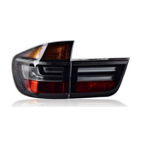 Feux Arrières Light Bar Noir + Clignotant Light Bar - BMW Série X5 E70 De 2007 - 2013
