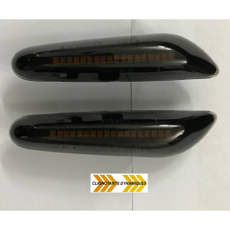 Répétiteurs Latéraux Séquentiel Fumé Pour BMW E60 E61 E90 E91 E92 E93 E81 E82 E88 E46 X3 X1