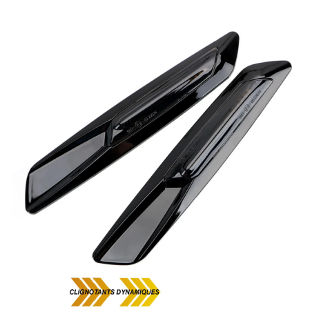Répétiteurs Latéraux Séquentiel Fumé Pour BMW  série 1 E81 E82 E87 E88 série 3 E90 E91 E92 E93 série 5
