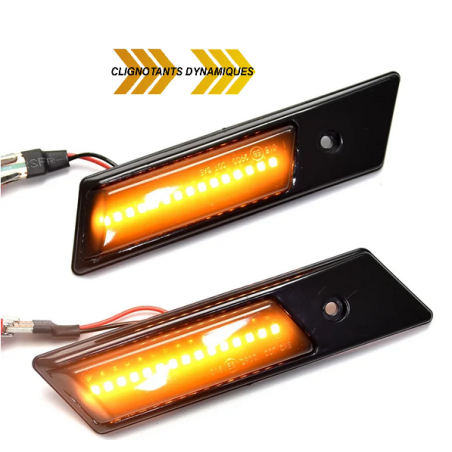 Répétiteurs Latéraux Séquentiel Fumé Pour BMW Série 3 5 7 E32 E34 E36