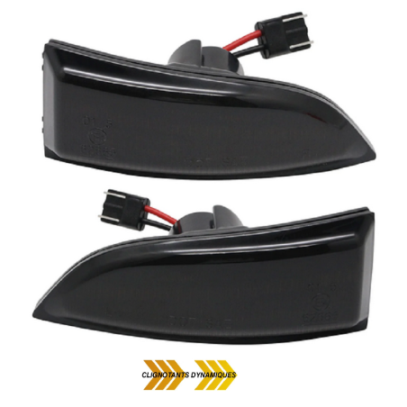 Répétiteurs Latéraux Séquentiel Fumé Pour Renault Megane 3 / Grand Scenic / Fluence / Latitude / Laguna