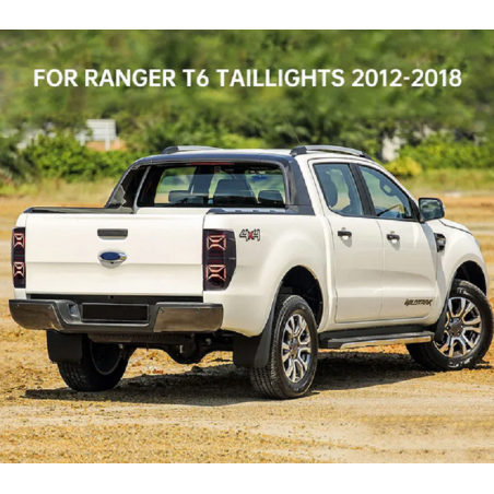 Feux Arrières Light Bar + Clignotant Séquentie - Ford Ranger De 2012 - 2018