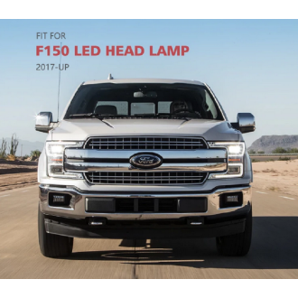 Phares Avant Light Bar Full Led Chrome + Clignotant...