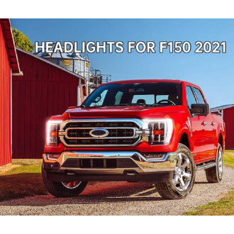 Phares Avant Light Bar Full Led Noir + Clignotant...