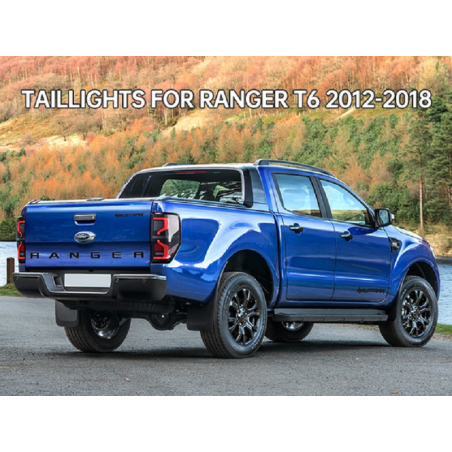 Feux Arrières Light Bar + Clignotant Séquentie - Ford Ranger De 2012 - 2018