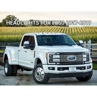 Phares Avant Light Bar Full Led Noir + Clignotant...