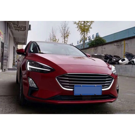 Phares Avant Full Led Noir + Clignotant Séquentiel - Ford Focus De 2018 - 2020