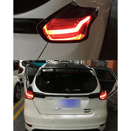 Feux Arrières Light Bar + Clignotant Séquentiel - Ford Focus Hayon De 2015 - 2018