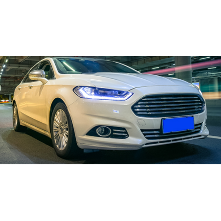 Phares Avant Full Led Noir + Clignotant Séquentiel - Ford Mondeo De 2013 - 2016